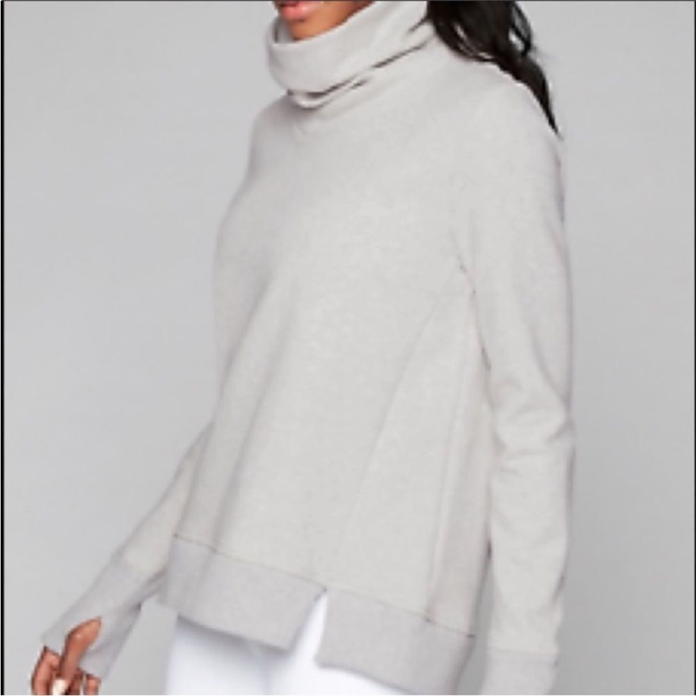 Athleta Funnel Fleece Cowl Neck Sweatshirt